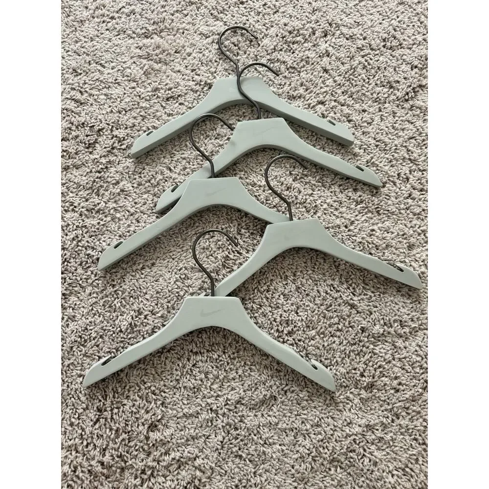 50 Pack Authentic Nike Grey Wood Hangers Non Slip Coating